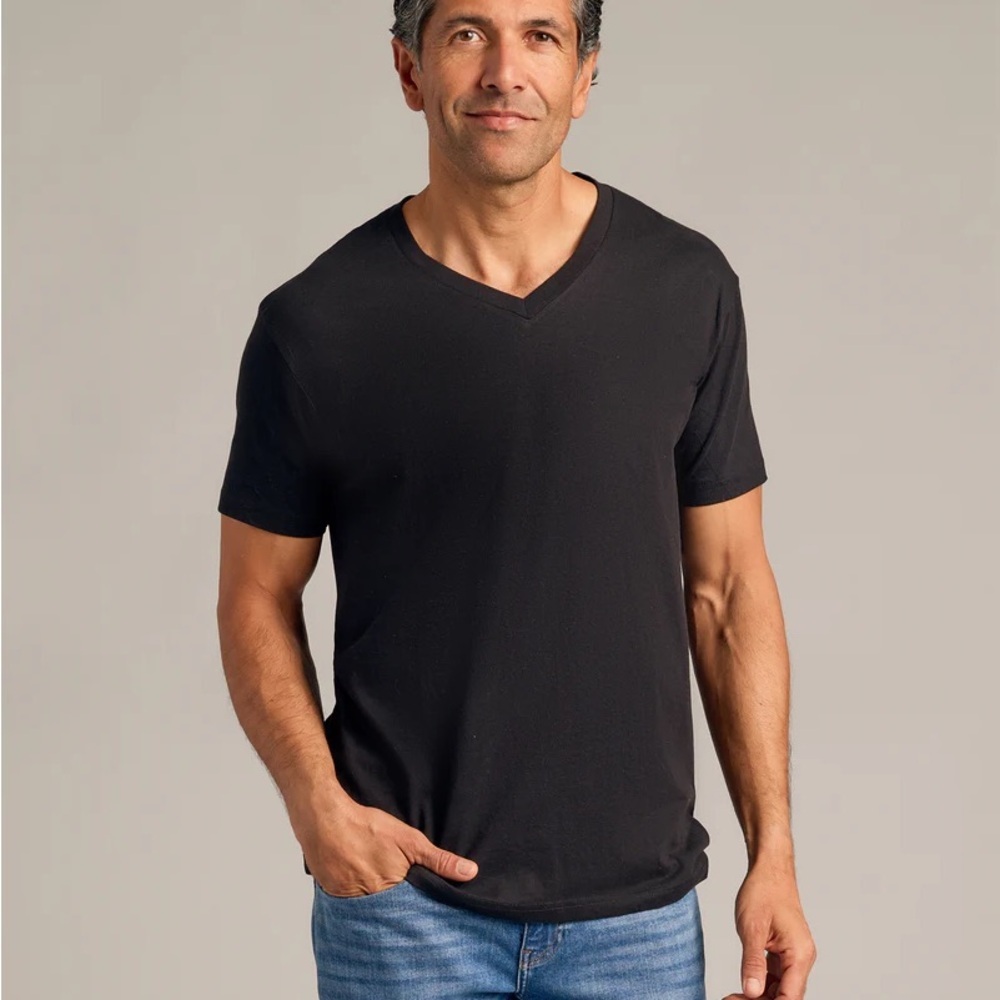 True‎ Classic v-neck t-shirt bundle all 3 new